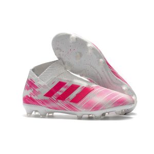 Nové Kopačky Pánské Adidas Nemeziz 18+ FG – Růžově bílá